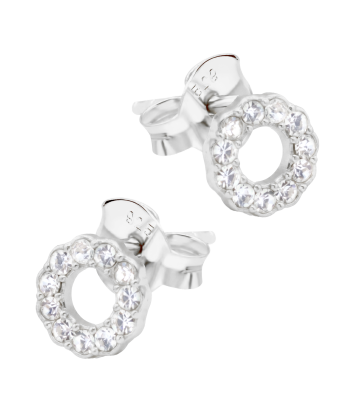 Round Shaped Silver Stud Earring STS-7099